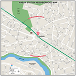 MBTA Waban Neighborhood Map